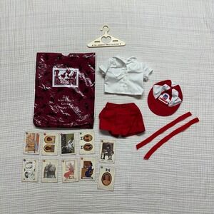 VTG Pleasant Company Molly CAMP GOWONAGIN Uniform Garment Bag hanger and cards